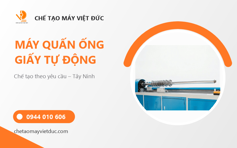 Máy quấn ống giấy tự động